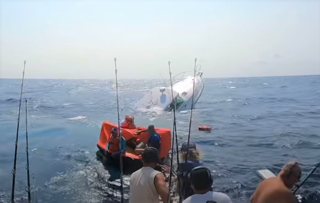White Marlin Open Boat Rescued Fellow Competitors After Their Boat Sank Offshore