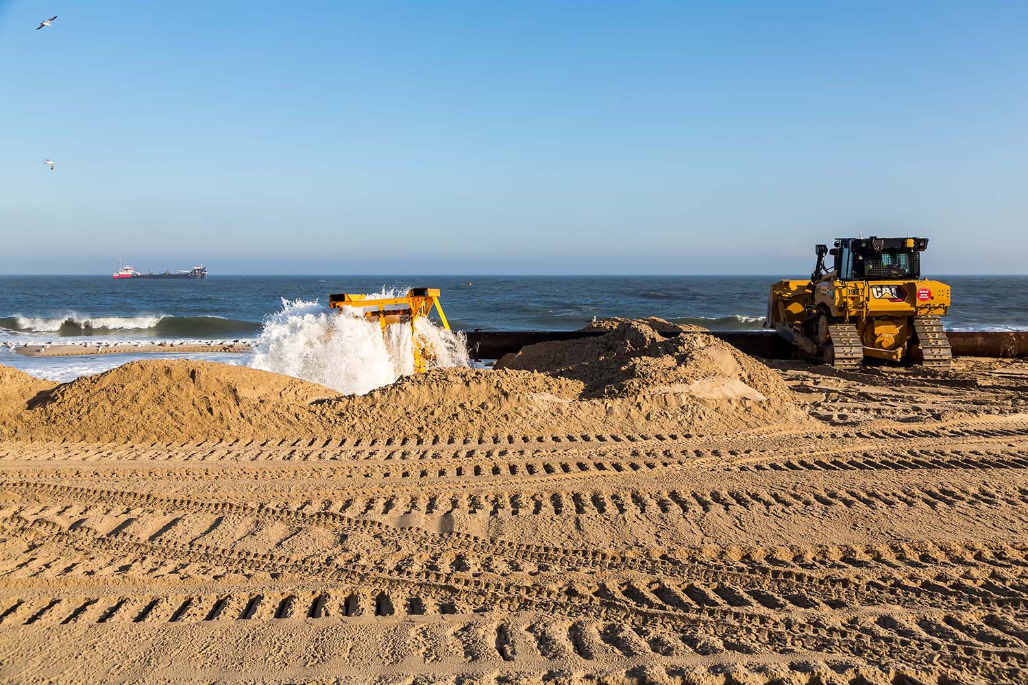 Nearly Completed Beach Pumping Project in OC