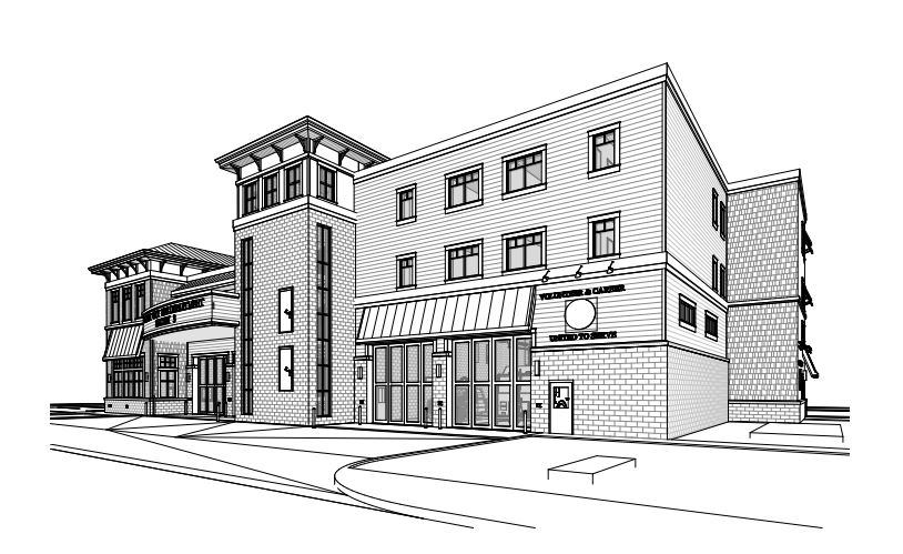Proposed seasonal housing above the new OC Fire Hall